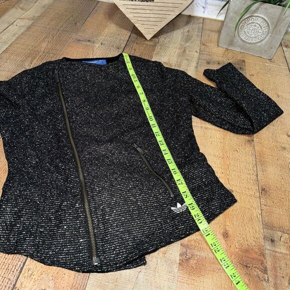 Adidas RARE jacket womens zip front blazer fitted - Picture 9 of 16